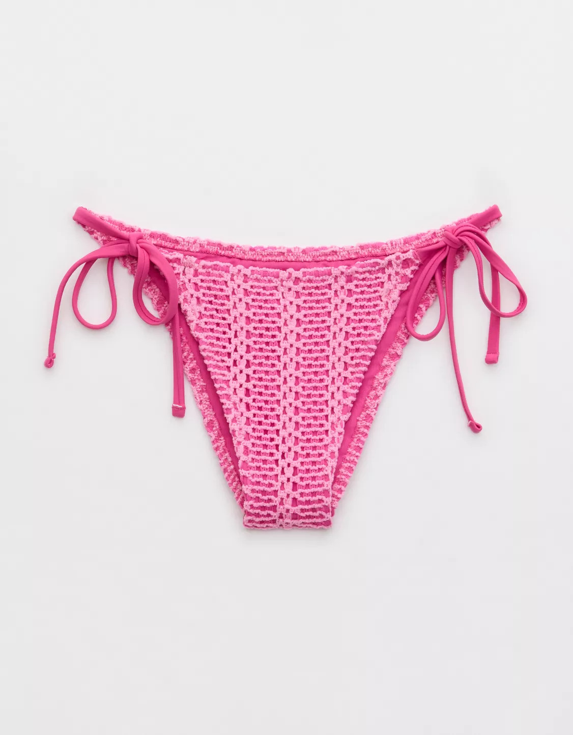 Aerie The Sunbun Cloudweave Crochet Bikini Bottom | American Eagle Outfitters (US & CA)