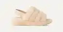 UGG® Women's Fluff Yeah Slide Sheepskin Slippers in Deep Coral/Sachet Pink, Size 11 | UGG (US)
