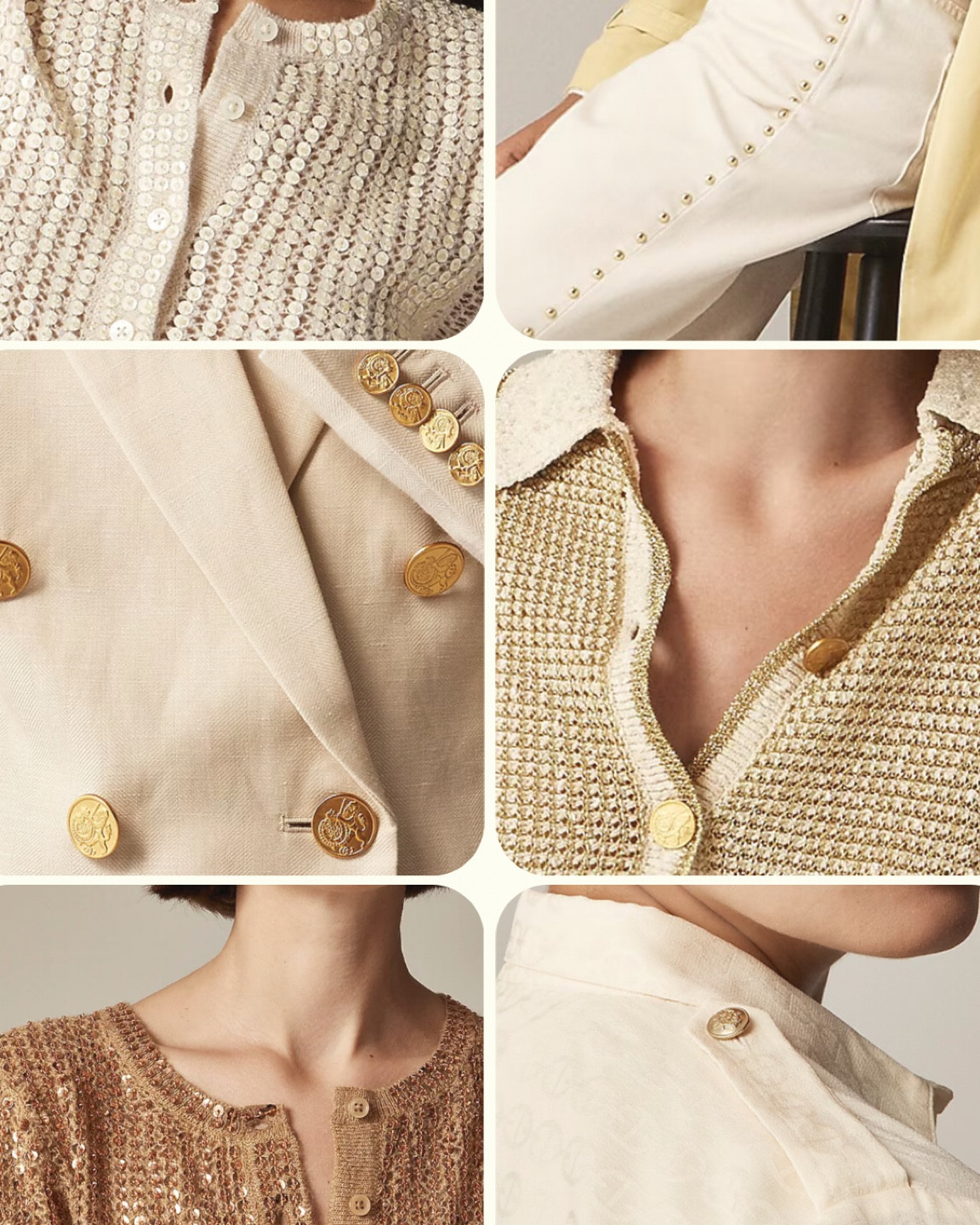 The details in J.Crew’s new arrivals for fall! Gold buttons, studded jeans, and sequin sweaters!

#createdcolorful #createdcolorfulspring #hocspring #tcispring #pcaspring #lightspring #warmspring #truespring #brightspring #clearspring #paintboxspring #bluespring

#LTKStyleTip #LTKWorkwear #LTKSaleAlert