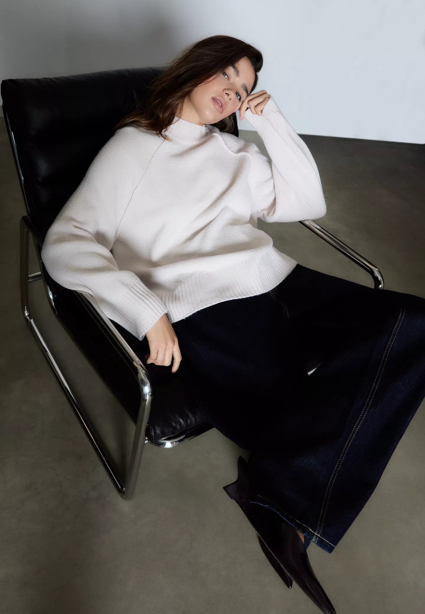Pull en maille basique - Mode femme | Stradivarius France | Stradivarius (FR)
