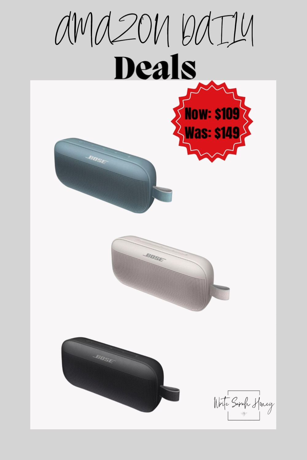 Don't Miss Out! Shop the Amazon Deal of the Day Now! Shop Now! 


#Bose #AmazonDeals
#DealOfTheDay
#LimitedTimeOffer
#AmazonSale
#FlashSale
#AmazonSpecial
#SaveBig #UnbeatablePrices
 #TechDeals



#LTKHome #LTKTravel #LTKSaleAlert