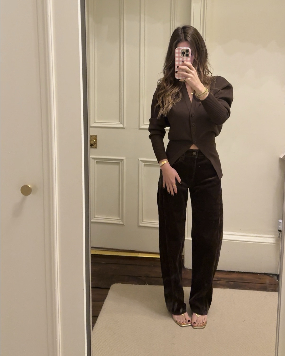 NYE outfit all in brown 🐻 the colour of 2025

#LTKpartywear #LTKpetite #LTKuk