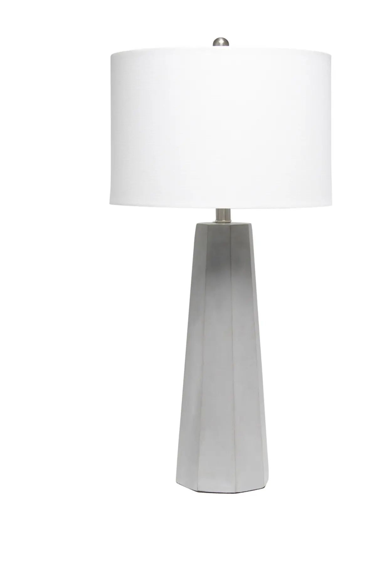 LALIA HOME Concrete Pillar Table Lamp with White Fabric Shade at Nordstrom Rack | Nordstrom Rack