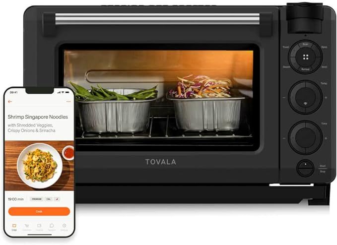 Tovala Smart Oven Pro, 6-in-1 Countertop Convection Oven - Steam, Toast, Air Fry, Bake, Broil, an... | Amazon (US)