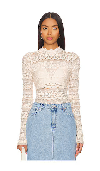 Free People x Intimately FP Angelina Bodysuit in Ivory. - size M | Revolve Clothing (Global)