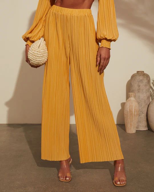 Ray Of Sunshine High Rise Trousers | VICI Collection