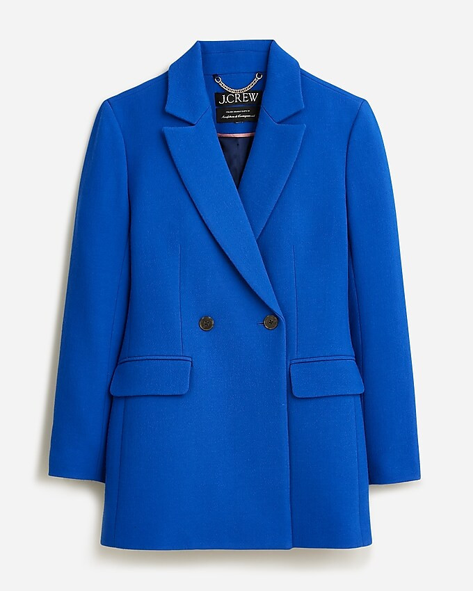 Evening blazer-jacket in Italian double-cloth wool blend | J. Crew US