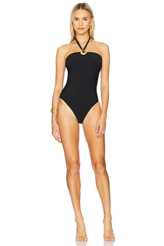 Eliza One Piece Swimsuit in Midnight | Revolve Clothing (Global)