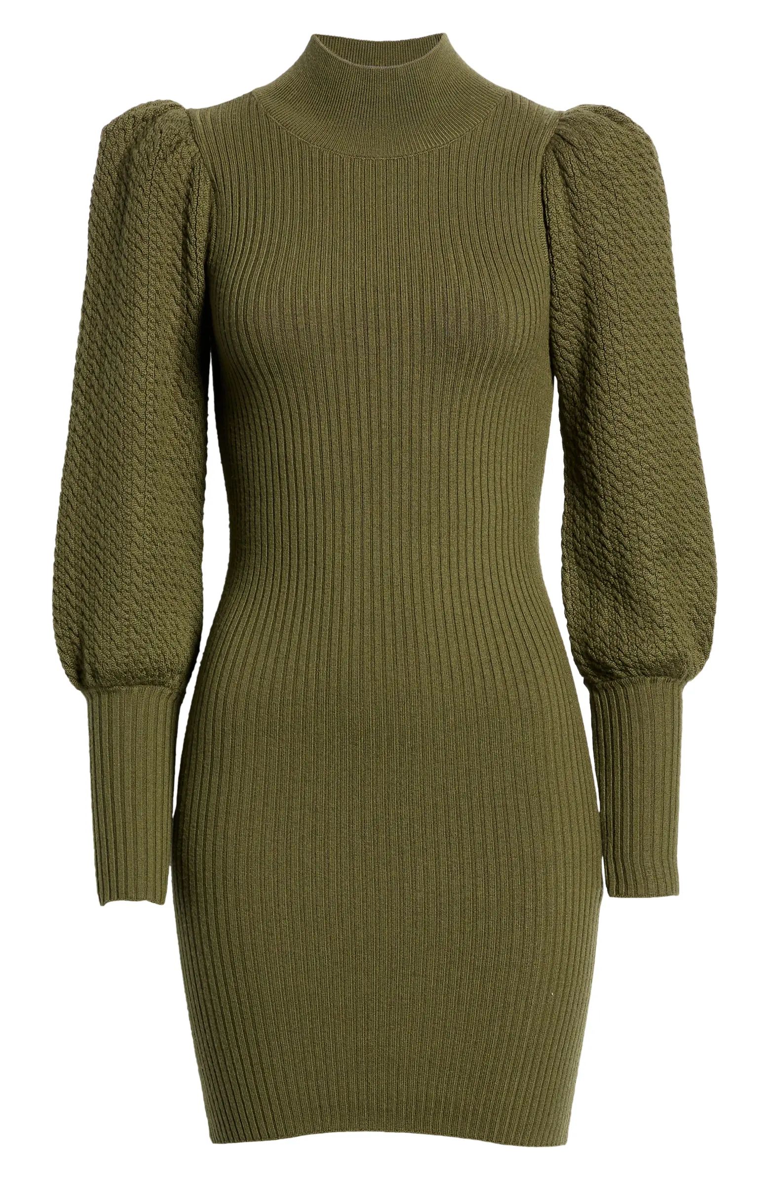 Caleb Puff Sleeve Sweater Dress | Nordstrom