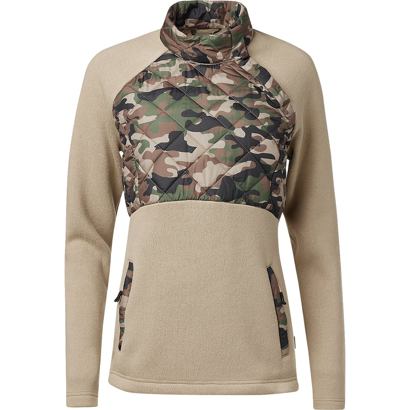 Magellan Outdoors Women's Fayette Mixed Media Pullover | Academy Sports + Outdoors
