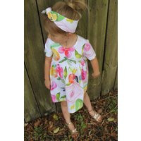 Spring Peonies Dress, Baby Dress, Toddler Girl Easter Spring Flower Peonies, Outfit, Outfit | Etsy (US)