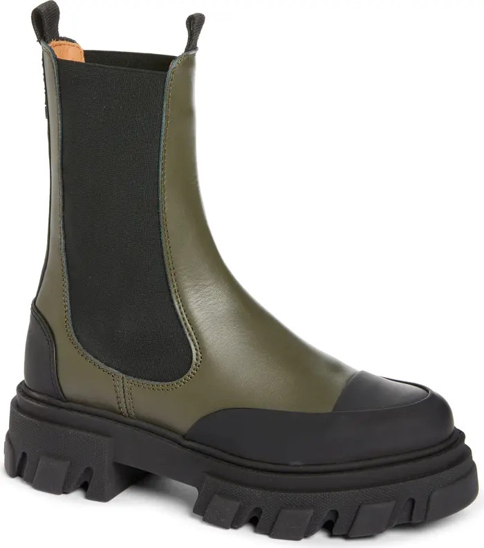 Calf Leather Mid Chelsea Boot | Nordstrom