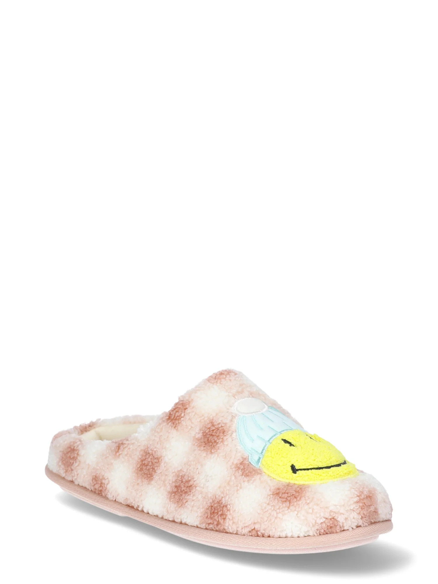 Dakota Fleece Women's Smiley Cozy Comfort Slippers - Walmart.com | Walmart (US)