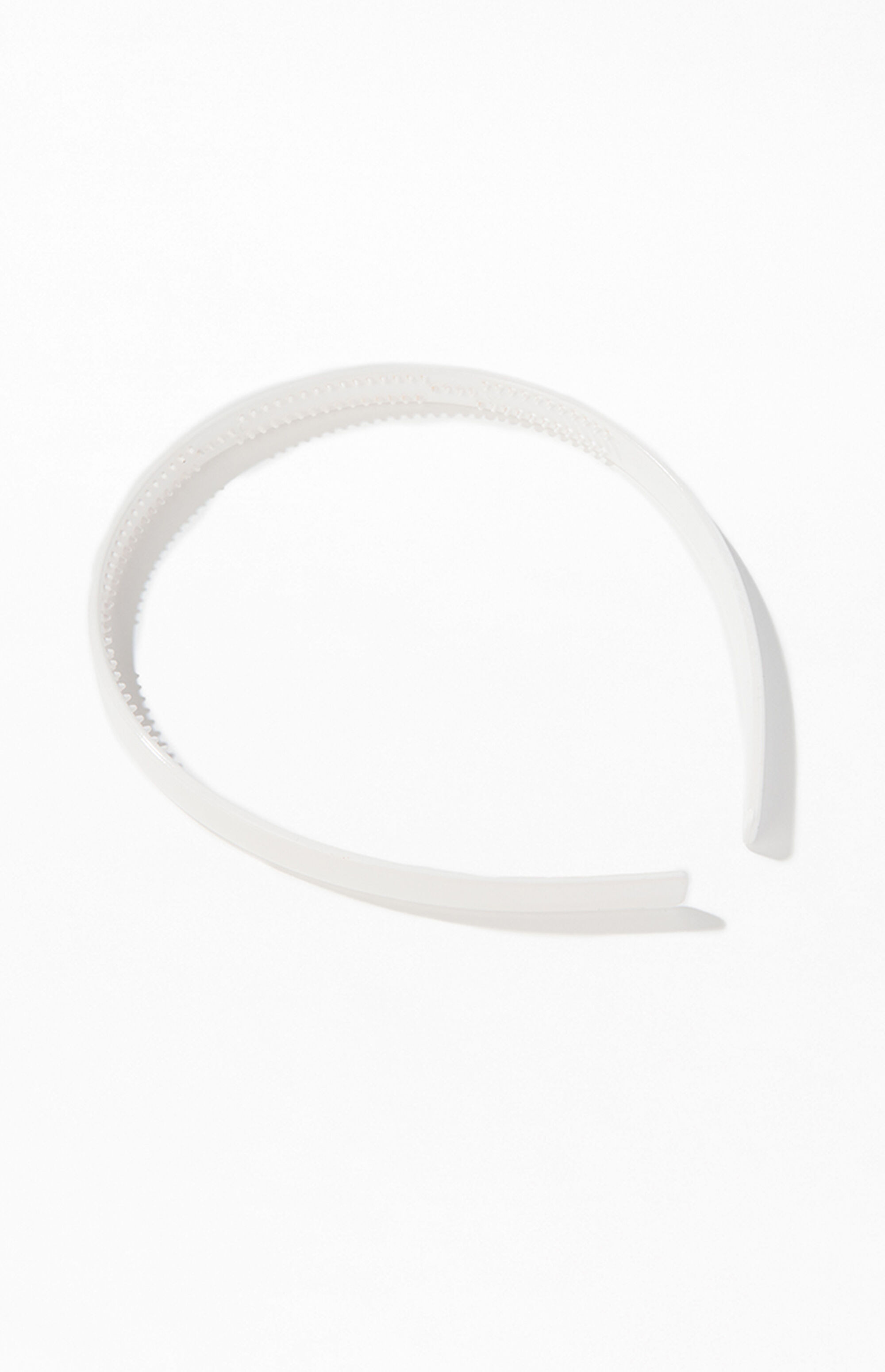 John Galt White Thin Headband | PacSun