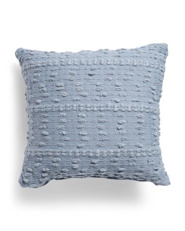 18x18 Indoor Outdoor Textured Stripe Pillow | TJ Maxx