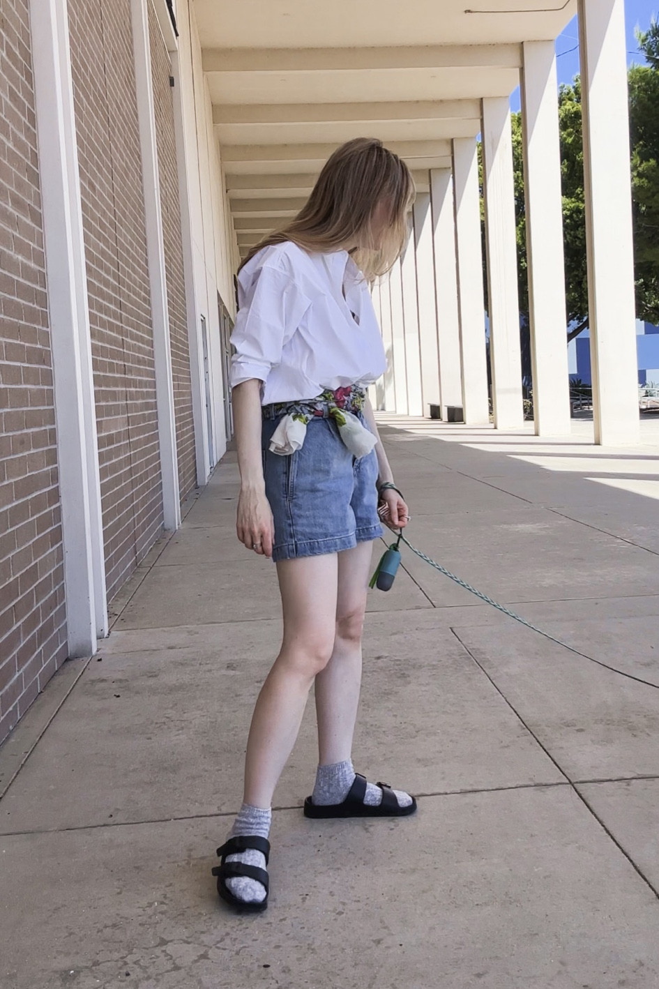 By the Malibu public library

The boyish shorts were just asking for a floral scarf as a belt

#LTKshoecrush #LTKunder50 #LTKstyletip