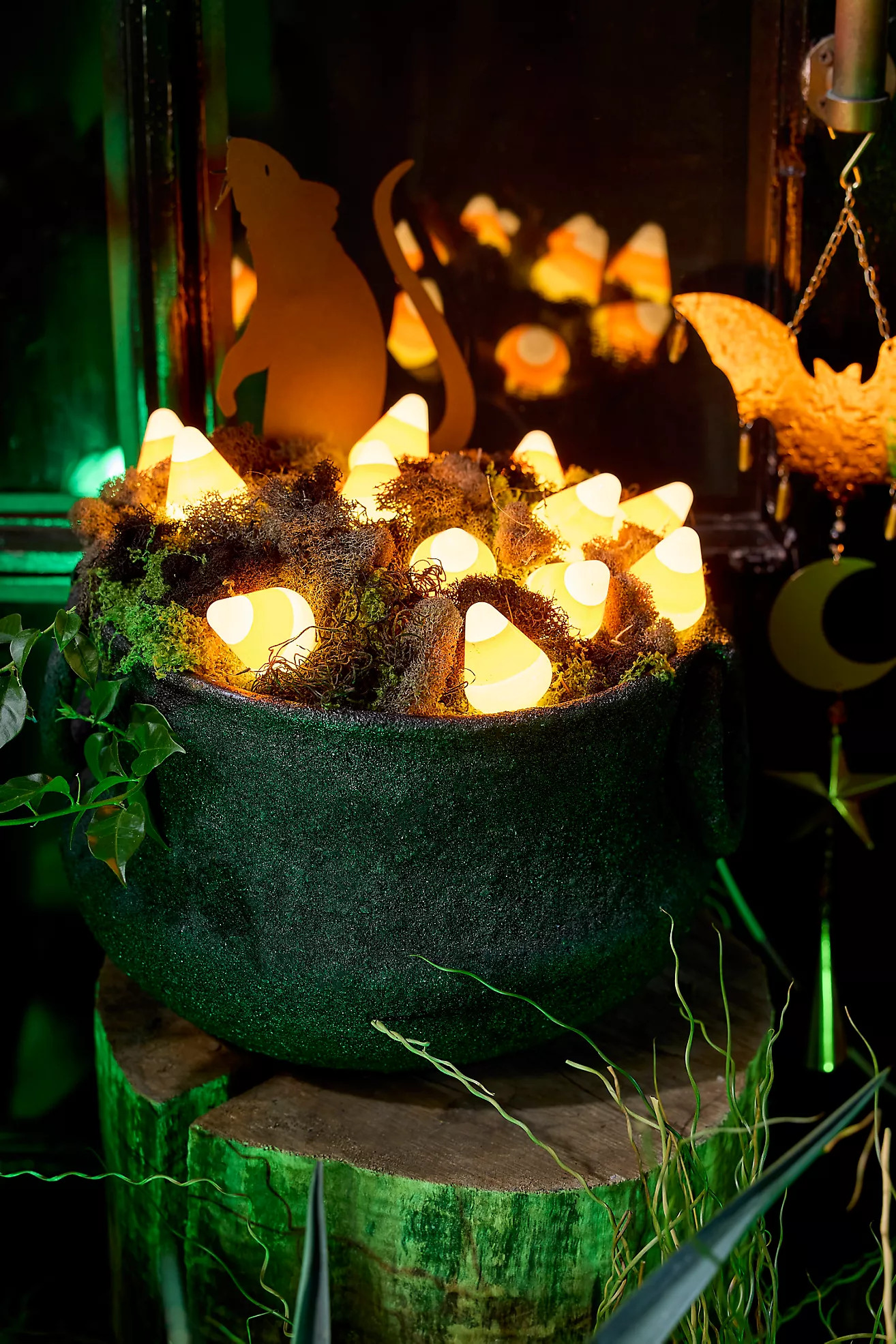 Stargazer Garden Lights, Set of 21 Bulbs, Candy Corn | Anthropologie (US)