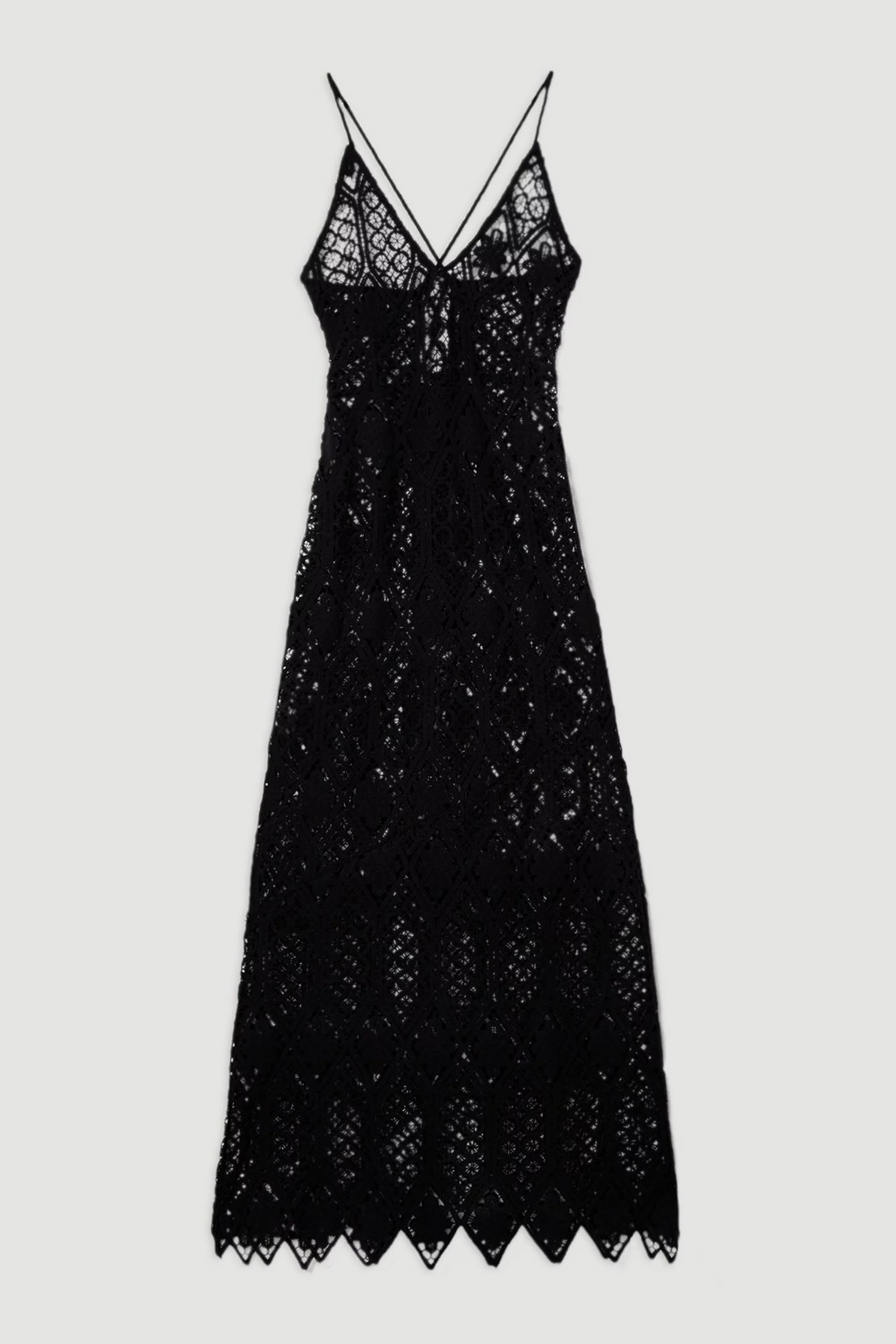 Beach Crochet Maxi Dress | Karen Millen US