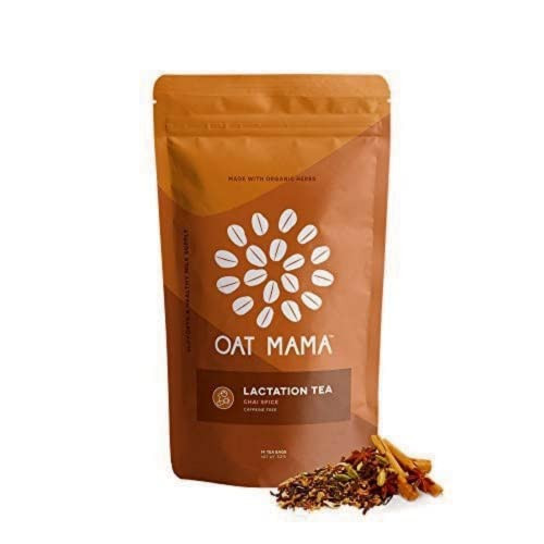 Oat Mama Lactation Tea: Chai Spice, Breastfeeding Support for New Moms, Organic Herbs to Help Increase Milk Supply, Women-Owned, 14 Tea Bags | Amazon (US)