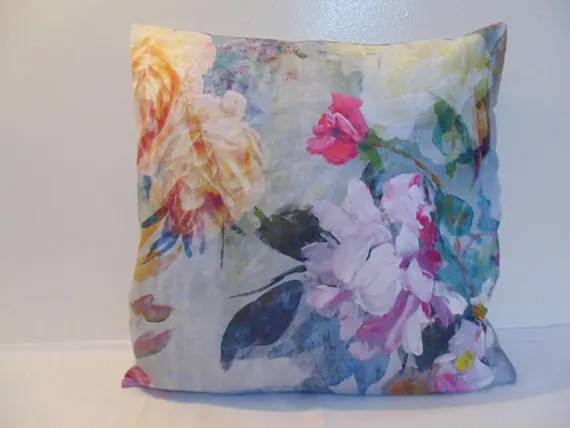 Designers Guild 100% Linen Fabric Marianne Fuchsia Cushion - Etsy | Etsy (US)