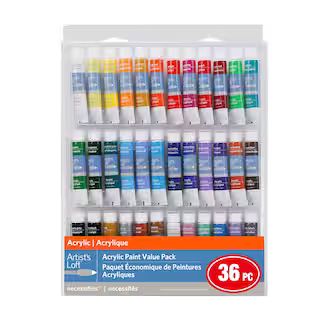 36 Color Acrylic Paint Value Pack by Artist's Loft™ Necessities™ | Michaels Stores
