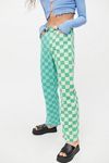 The Ragged Priest UO Exclusive Colorblock Checkered Dad Jean | Urban Outfitters (US and RoW)