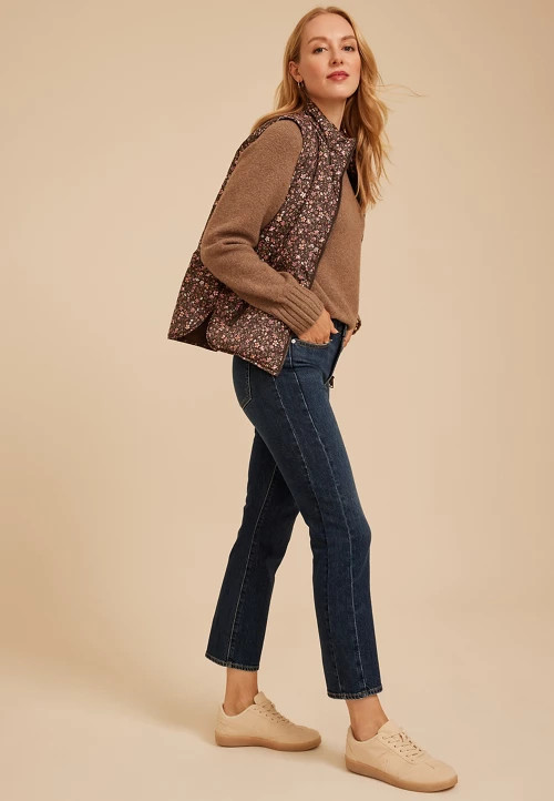Silver Jeans Co.\u00ae Avery Curvy High Rise Side Seam Ankle Straight Jean | maurices | Maurices