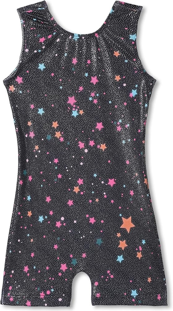 Leotards for Girls Gymnastics Kids Children Biketard with Shorts Sparkly Unicorn Dance Unitards... | Amazon (US)