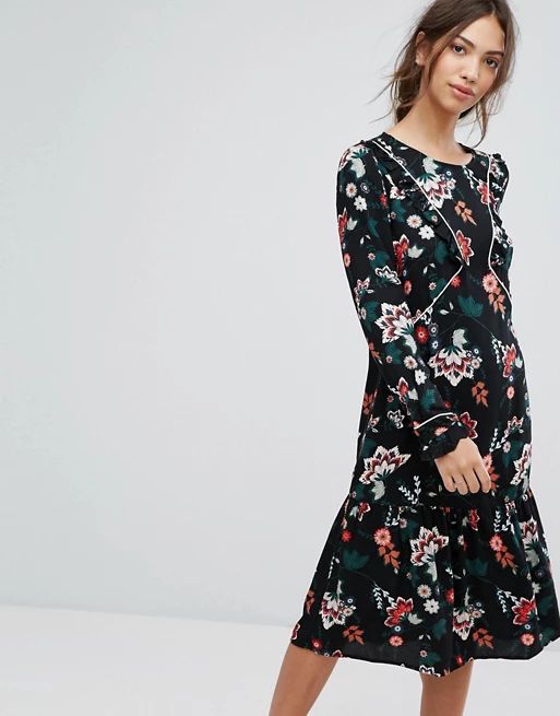 Vila Printed Midi Dress | ASOS US