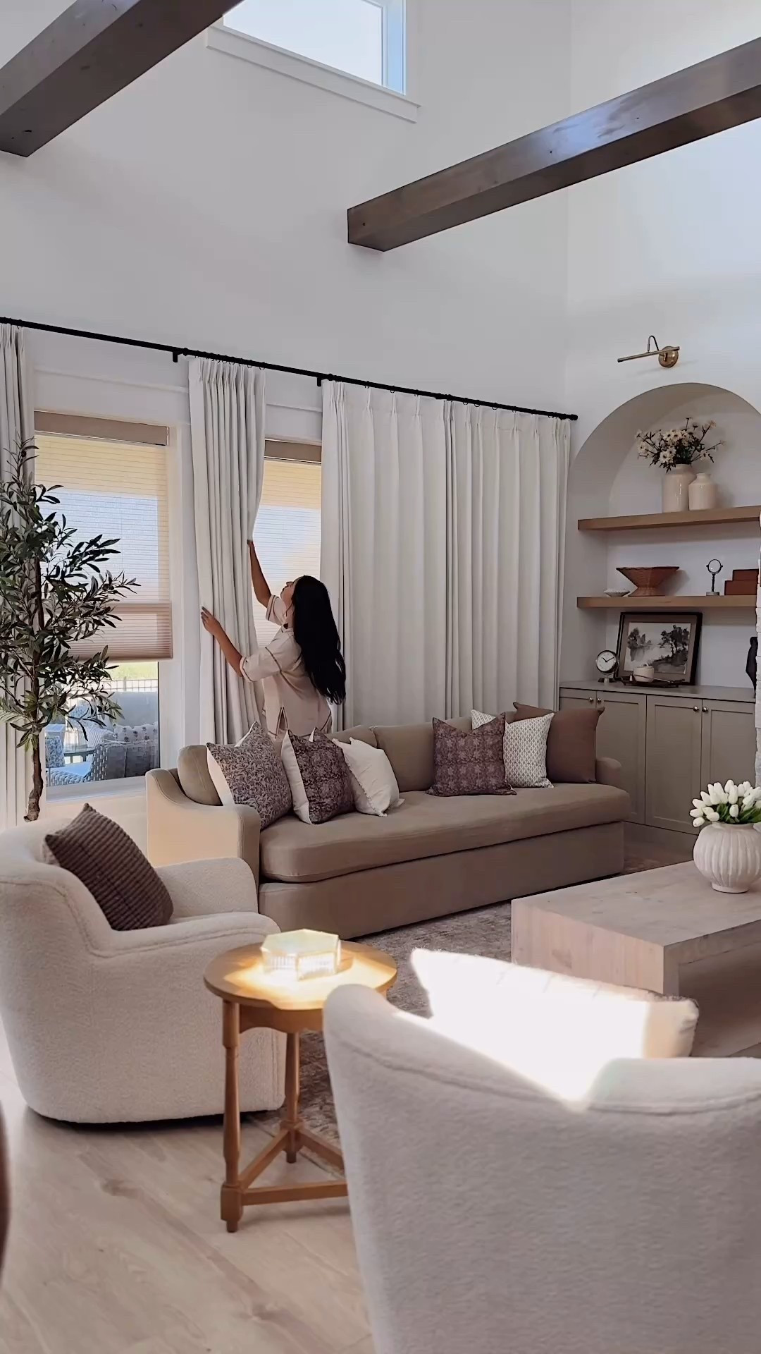 My most favorite curtains we've ever purchased!! I have them in our living room and our office, and now I'm thinking of what other rooms I can put them in 😅 

#LTKSeasonal #LTKFindsUnder100 #LTKHome