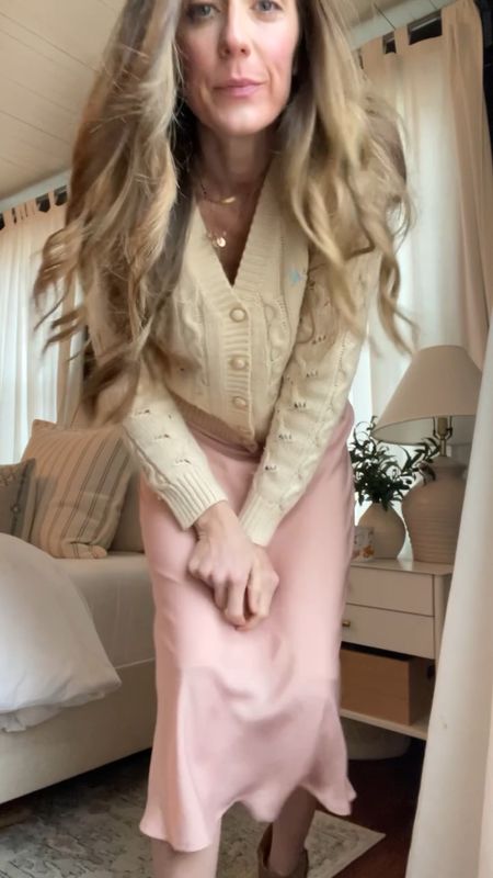 Rounding up a few of embellished cardigans that I’m loving. They pair so well with satin skirts or even just a pair of jeans. This is great outfit for Valentine’s Day! 
#valetinesday #jeans #cardigan #satinskirt

#LTKstyletip #LTKfindsunder50 #LTKover40