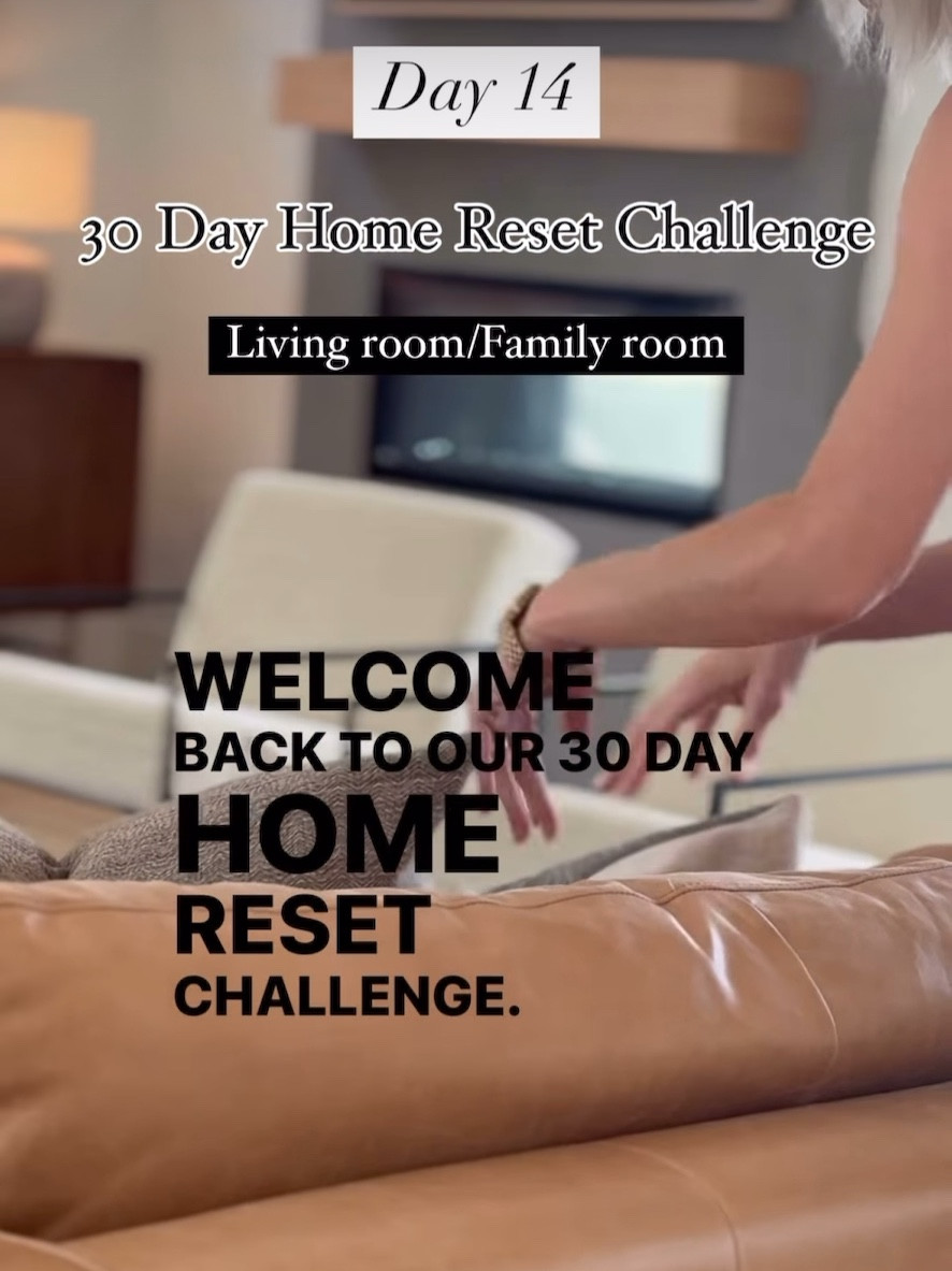Today we are in the living room/family room 

So grab your 
✔️black trash bags for donation 
✔️white trash bags for trash 
✔️ basket for things that belong somewhere else 
⏰ set your timer for 30 minutes 

And let’s go!

I want you to start at one corner of your room and work your way around to the other side of the room and ask the following questions:

1. Does this item belong in here? If not, put it In the basket to be put away at the end of the session 
2. Does this item work and work well?  If not, let’s toss it. 
3. Does my family use this often enough to justify creating space for it? If you haven’t used it in the last 6-12 months, let’s let it go. 
4. If it’s a decor item, does it still go with the style of your home? Would you replace it with the exact same one if it was ruined? If not, let it go and make room for things you love.

I’ve got your bonus home system in the caption

Be sure to check out our go-to living room products in the link in our bio 

See you tomorrow! 

#LTKStyleTip #LTKWatchNow #LTKHome