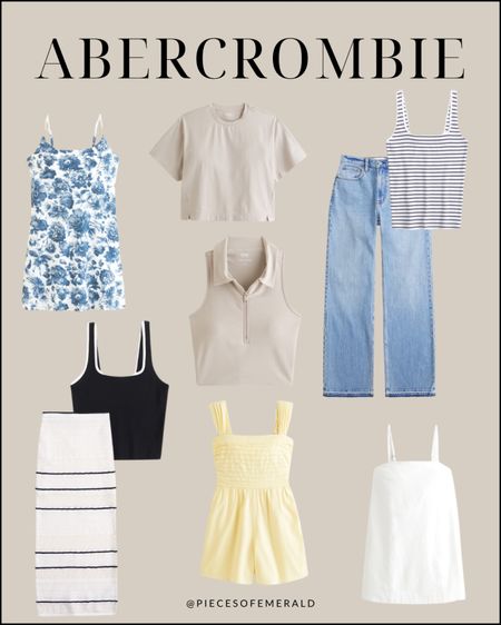 Abercrombie new arrivals for spring and summer, summer outfit ideas from Abercrombie 

#LTKstyletip #LTKfindsunder100