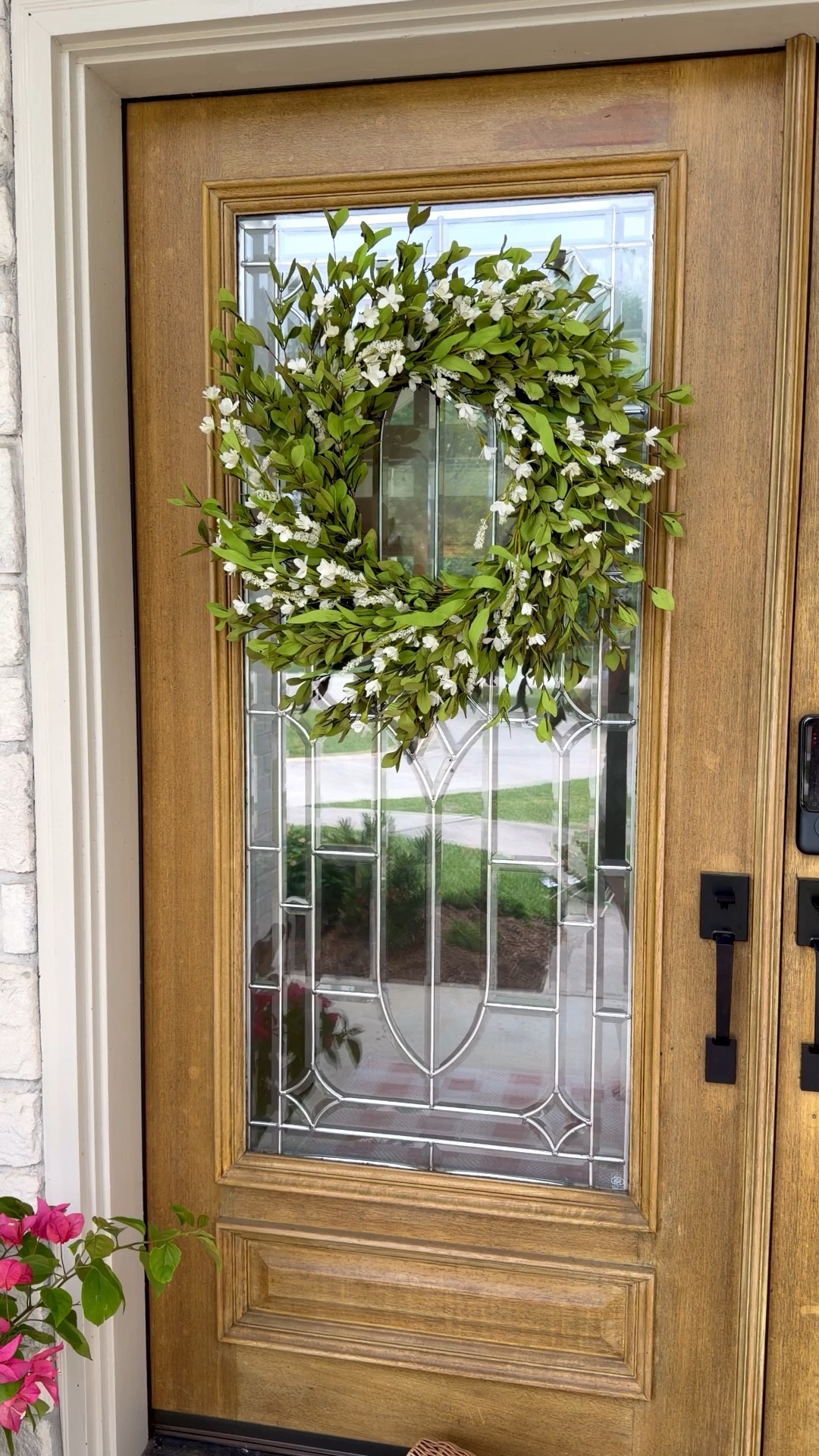 Love these new wreaths from @wayfair ! They add so much life to our front porch! #ad #wayfair #wayfairpartner 