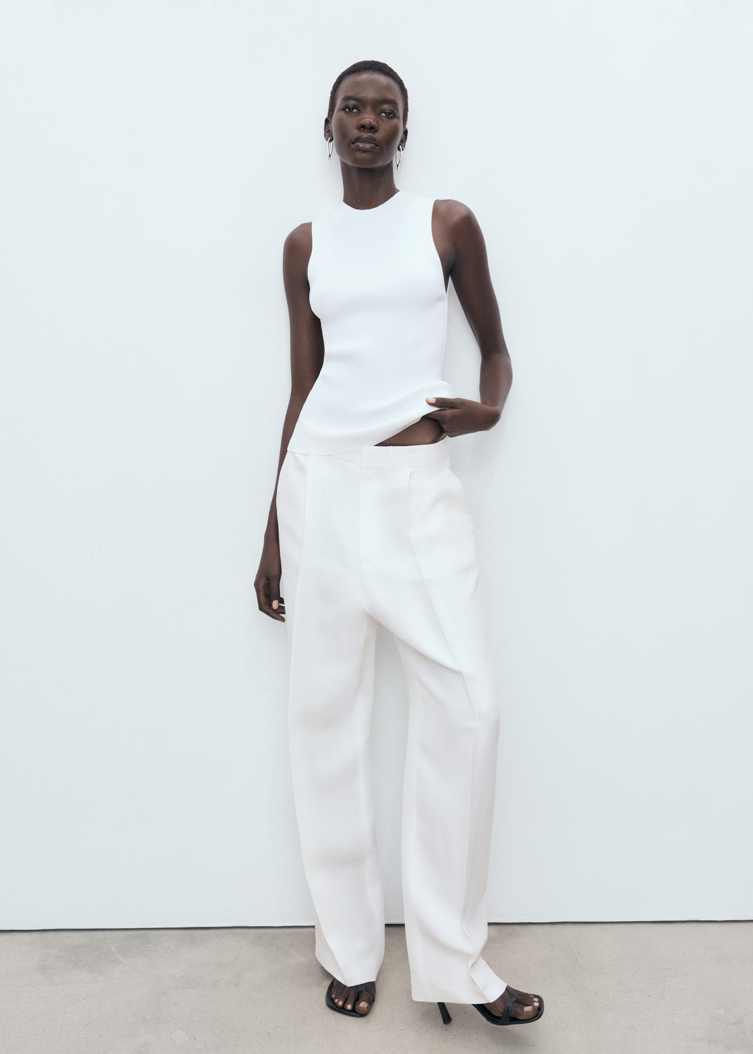 Strick-Top mit Rippstruktur - Damen | MANGO Österreich | Mango EU