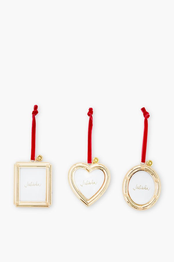 Gold Berry and Thread Metal Frame Ornaments | Tuckernuck (US)