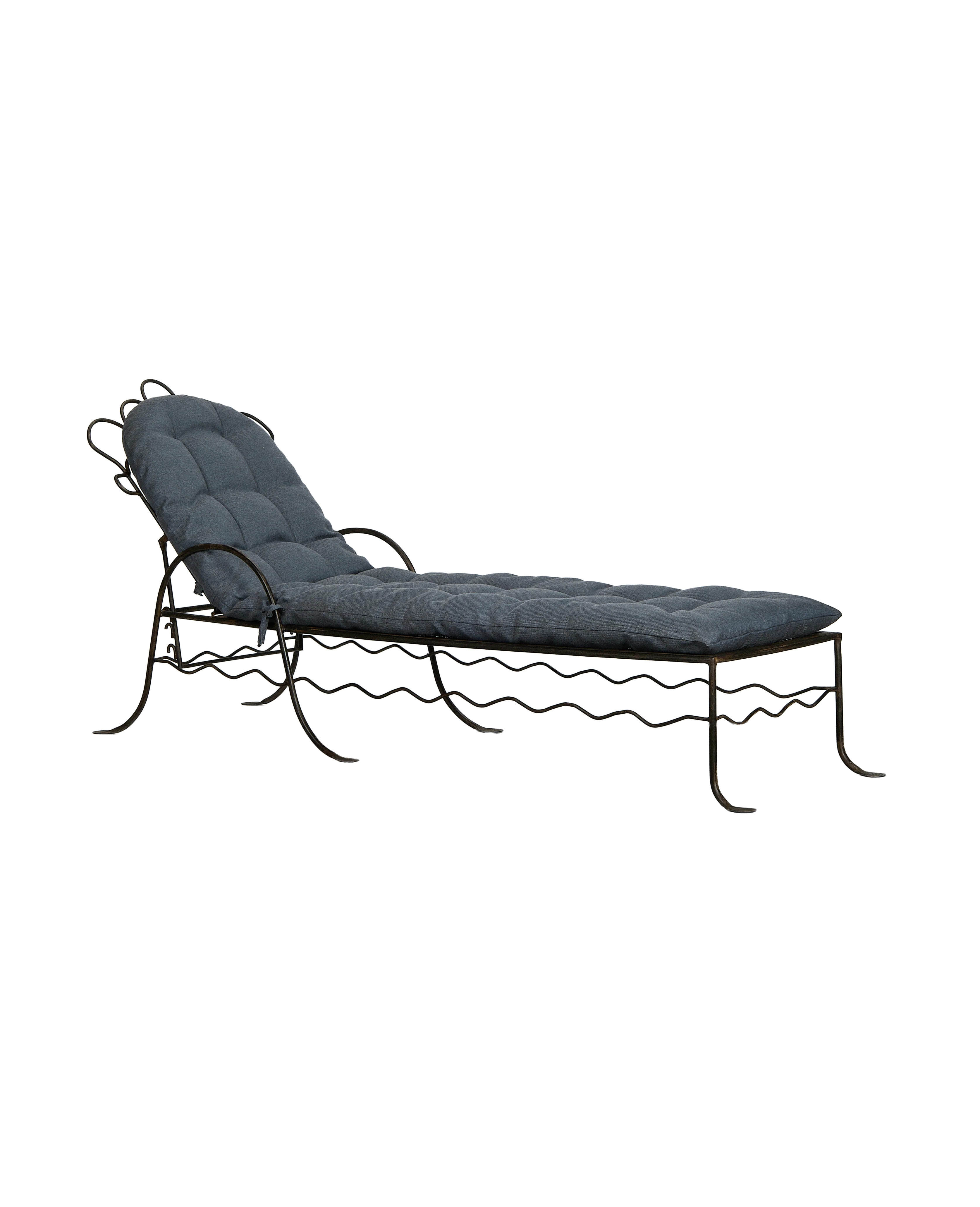 Ophelia Sun Lounger - Marine | Olive Ateliers