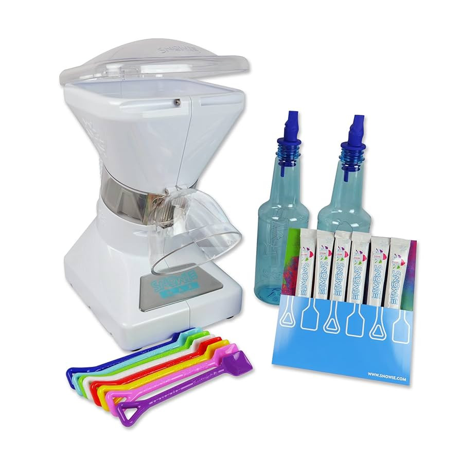 SNOWIE - Little Snowie Max Snow Cone Machine - Premium Shaved Ice Maker, With Powder Sticks Syrup... | Amazon (US)