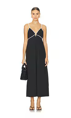 Rails Jessa Midi Dress in Black from Revolve.com | Revolve Clothing (Global)