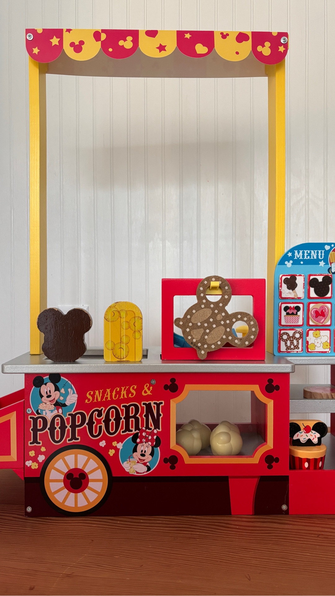 Melissa + Doug Disney toys I'm obsessed with! 

We have the OG popcorn and snacks cart that features a Mickey bar, a pineapple bar, popcorn, and more. My kids have played with this for years and years and it's still going strong! Melissa + Doug recently released some new Disney play sets that are just as adorable, a little smaller, and more affordable. I'm obsessed! 

StickerWOW is a staple for restaurants, doctors appointments or any other occasion where I need to keep my kiddos entertained without screens. I am so excited that there is a Disney version and it comes in both Mickey and Minnie! 

I love the quality of these toys and that they are open-ended for hours of imaginative play. Melissa and Doug is always a fave in this house! 

#LTKBaby #LTKKids #LTKFindsUnder50