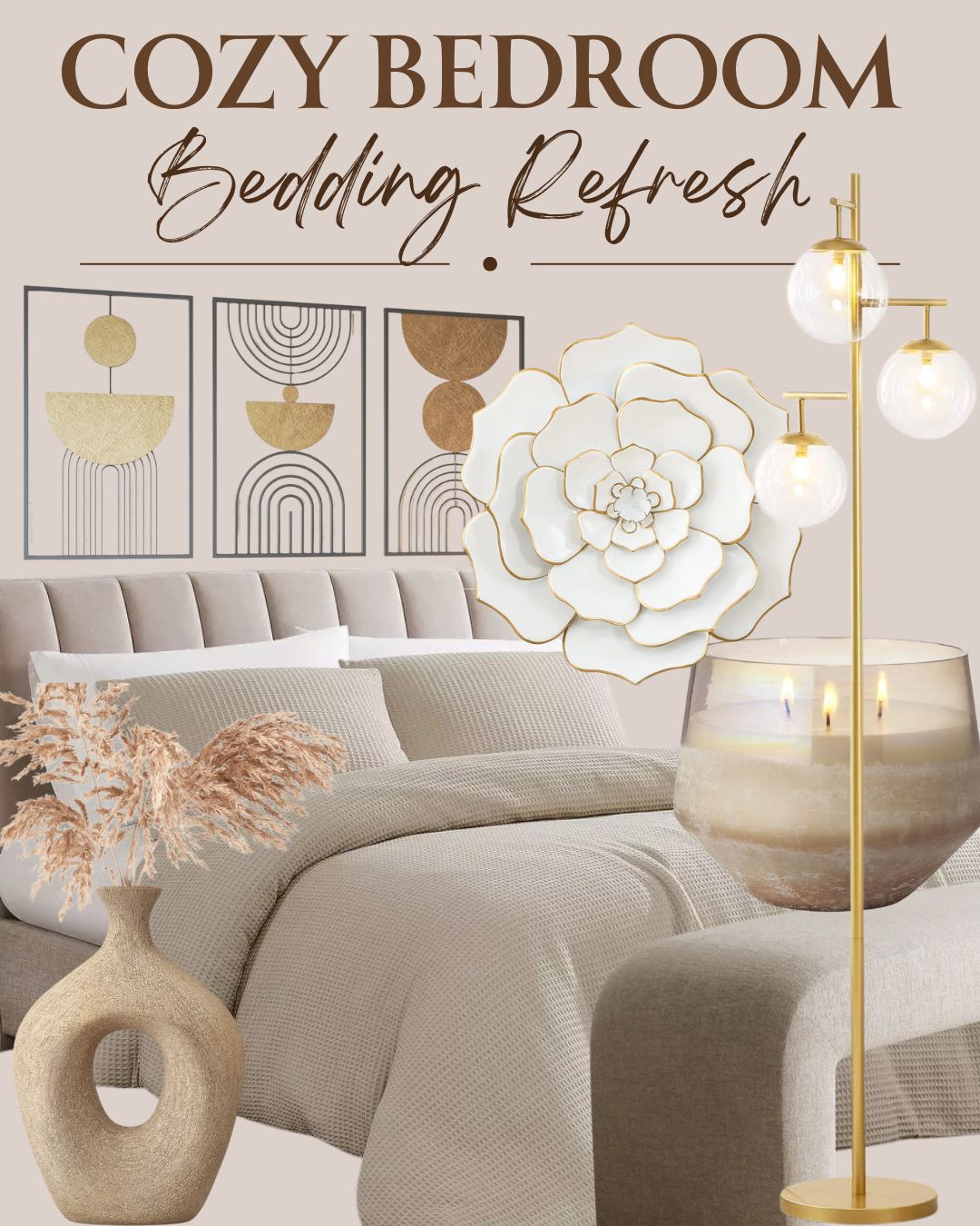   Style a cozy bedding refresh with neutral bedding set and simple accents that will bring your sleeping space to life! #beddingrefresh #bedset #beddingset #bedroomdecor


 

#LTKSaleAlert #LTKFindsUnder50 #LTKHome