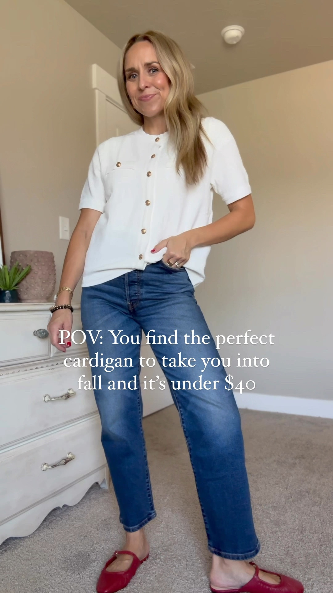 The perfect cardigan to help you transition from summer to fall!

Comes in multiple color options and is under $40. Paired it with the famous viral stretchy jeans for the perfect mom outfit.

Everything is true to size.

#LTKFindsUnder100 #LTKStyleTip #LTKSeasonal