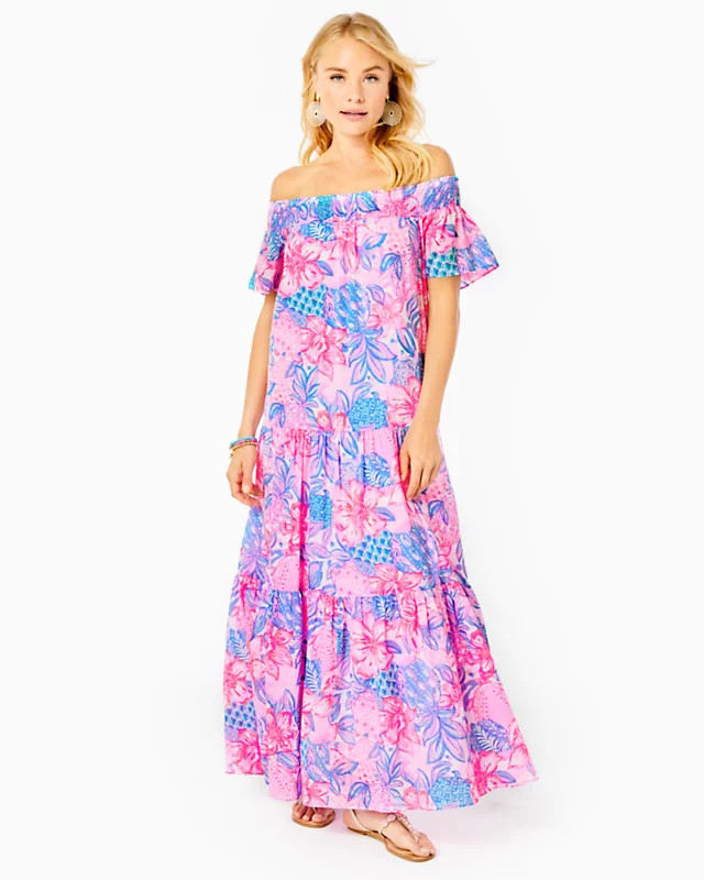 Dezi Off-The-Shoulder Maxi Dress | Lilly Pulitzer