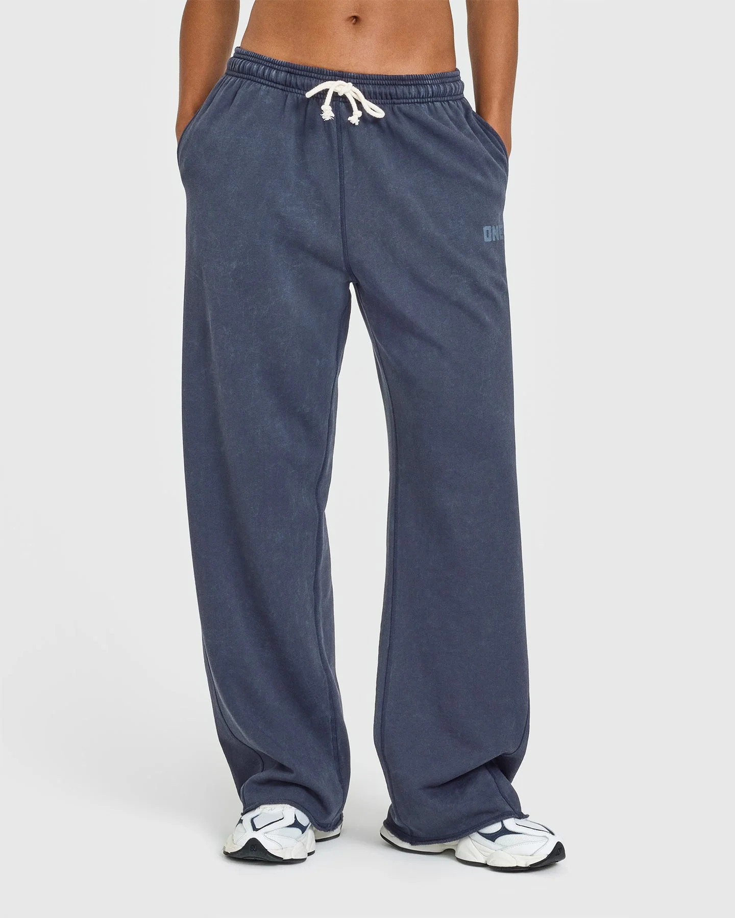 Raw Lounge Wide Leg Joggers 
 Washed True Blue | Oner Active (UK / US)