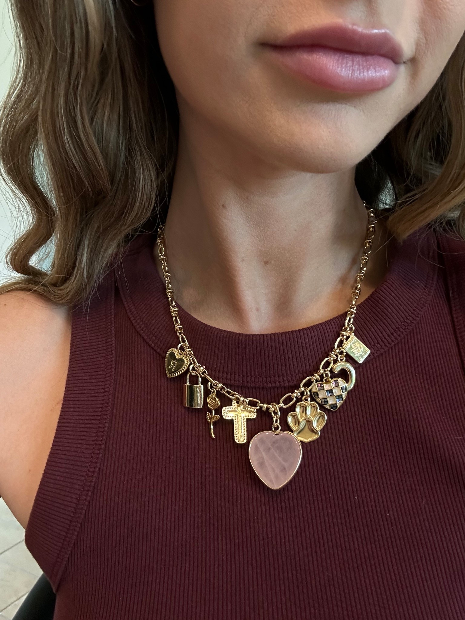 Coastal Caviar Charm Necklacee