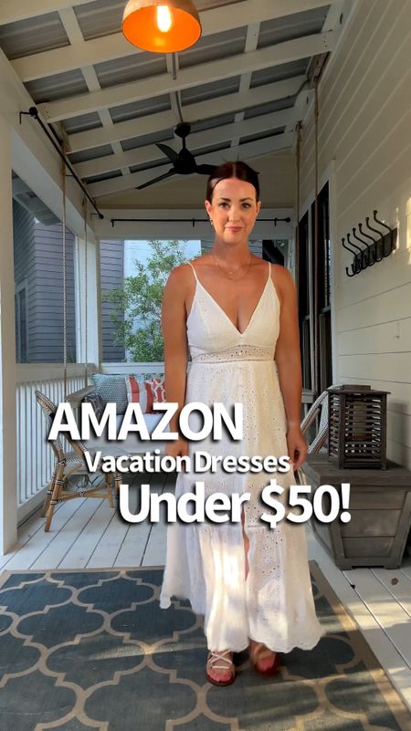 Amazon beach vacation dresses under $50! 

#LTKFindsUnder50 #LTKVideo #LTKSummerSales