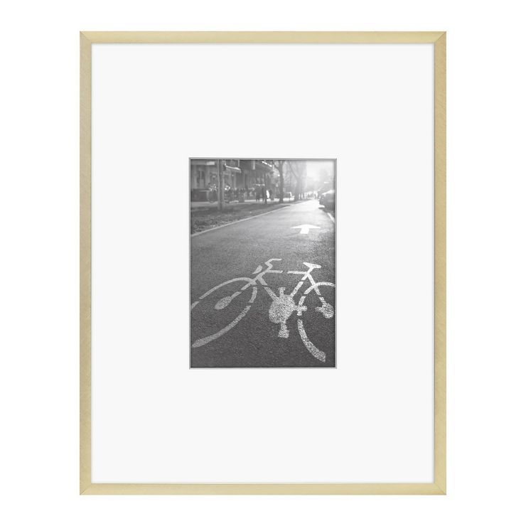 Thin Metal Matted Gallery Frame Gold - Project 62™ | Target