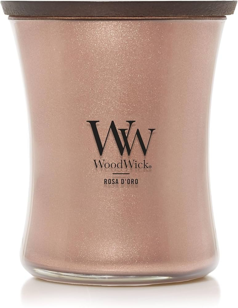 WoodWick Rosa D'oro WoodWick® Precious Metals Collection, 9.7 oz | Amazon (US)