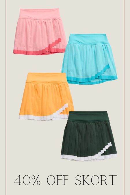 40% off the cutest skort from aerie!!!! I suggest sizing up one  