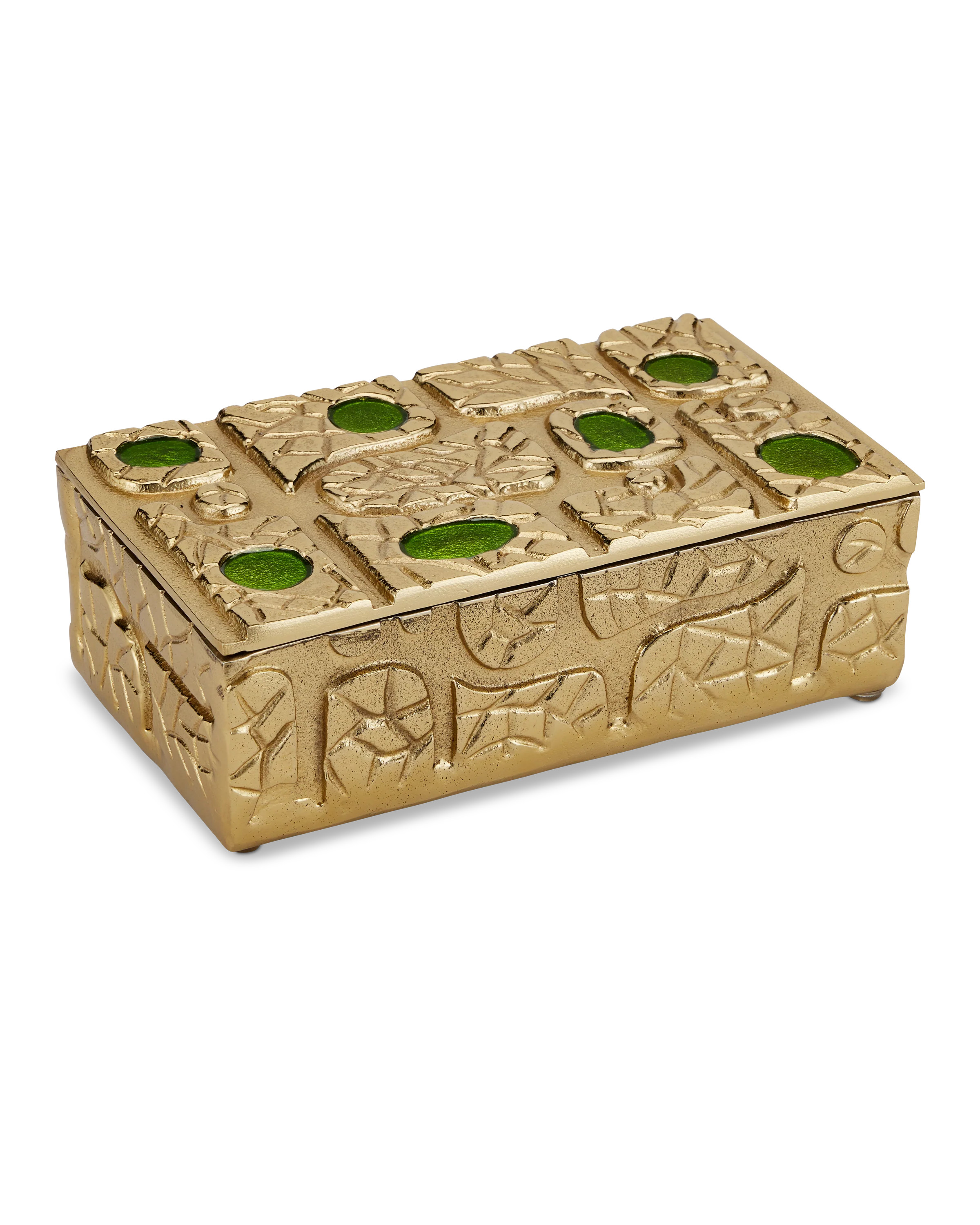 Beau Monde Gold & Green Box | Outrageous Interiors + Design